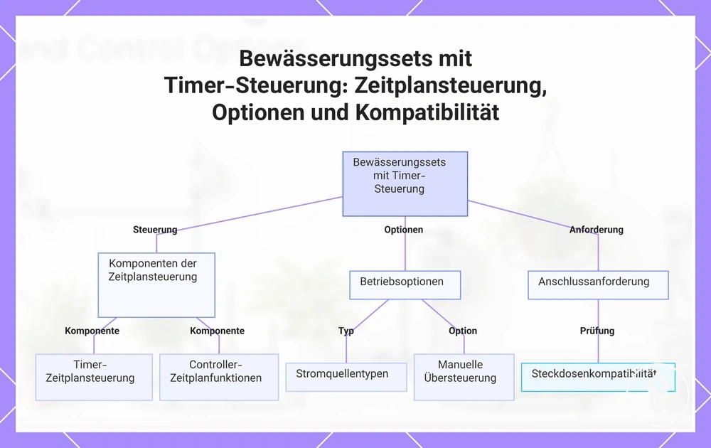 Bewässerungssets mit Timer-Steuerung: Zeitplansteuerung, Optionen und Kompatibilität