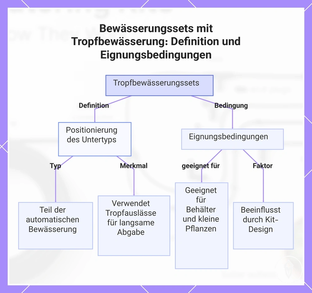 Bewässerungssets mit Tropfbewässerung: Definition und Eignungsbedingungen