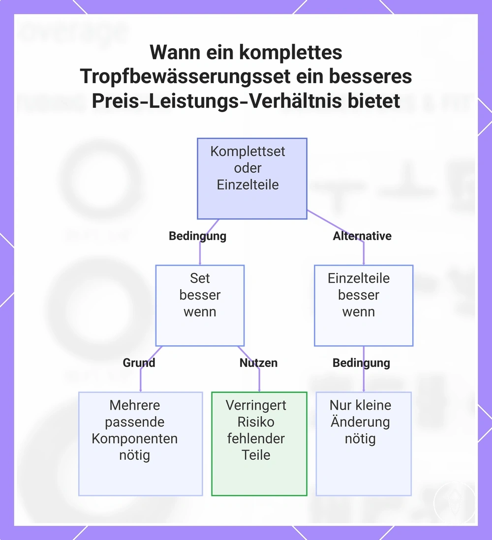 Wann ein komplettes Tropfbewässerungsset ein besseres Preis-Leistungs-Verhältnis bietet