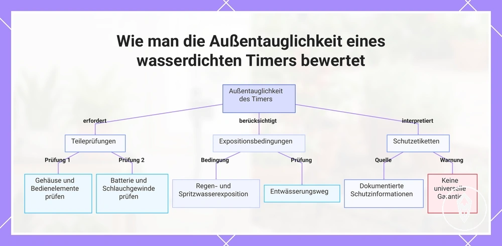 Wie man die Außentauglichkeit eines wasserdichten Timers bewertet