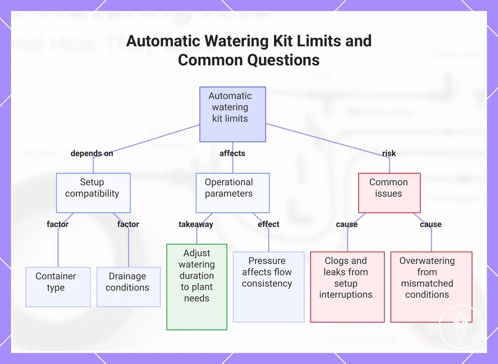 Automatic Watering Kit Limits and Common Questions