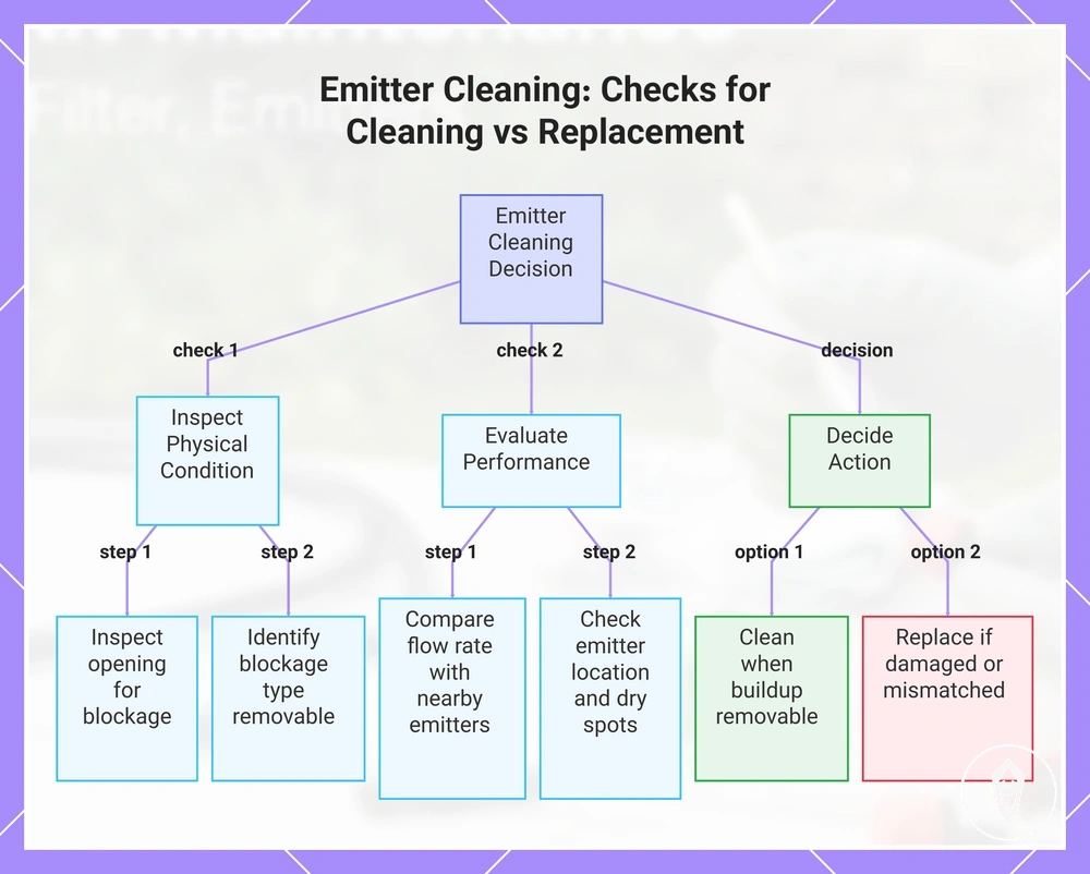 Emitter Cleaning: Checks for Cleaning vs Replacement