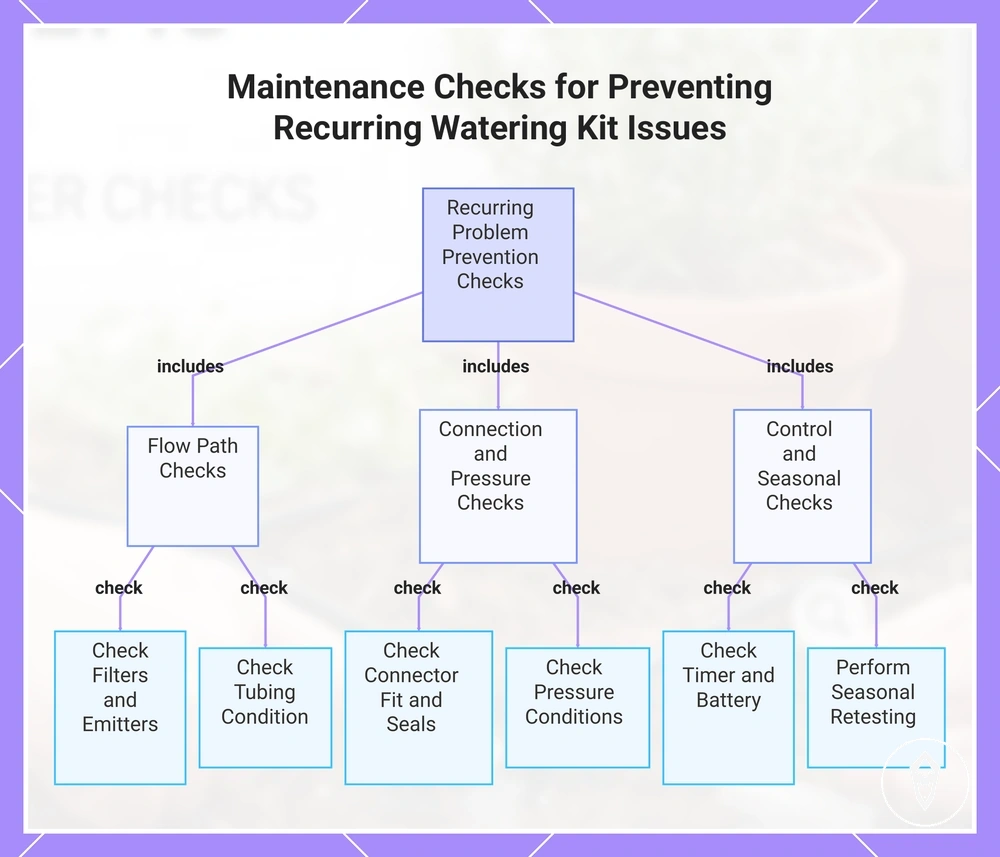 Maintenance Checks for Preventing Recurring Watering Kit Issues