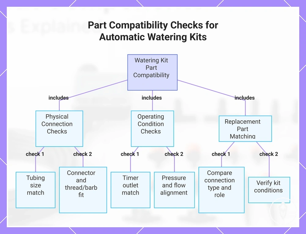 Part Compatibility Checks for Automatic Watering Kits