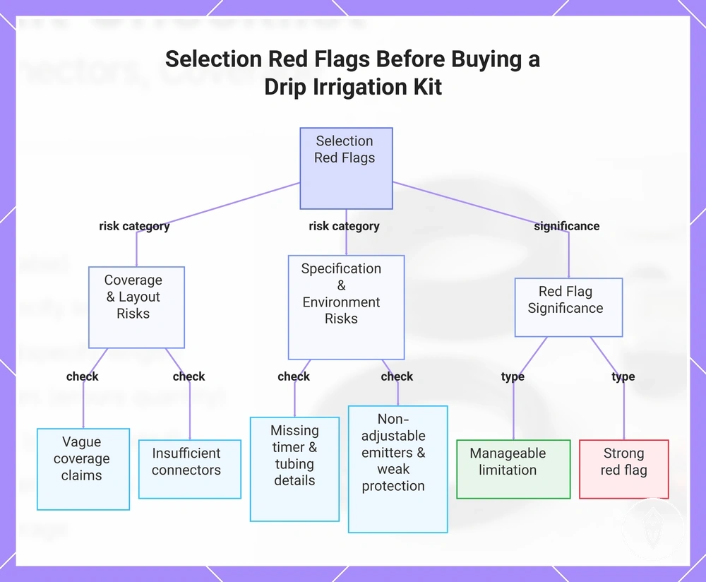 Selection Red Flags Before Buying a Drip Irrigation Kit