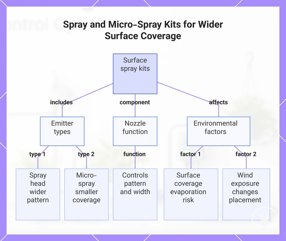 Spray and Micro-Spray Kits for Wider Surface Coverage