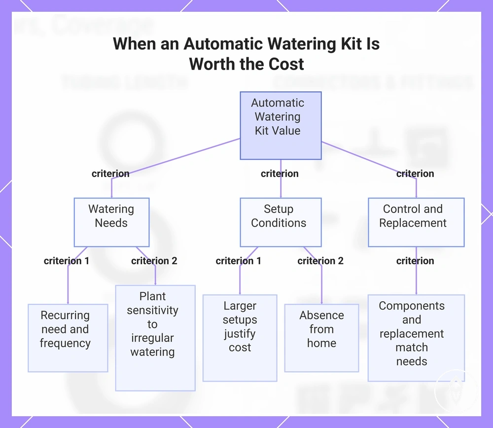 When an Automatic Watering Kit Is Worth the Cost