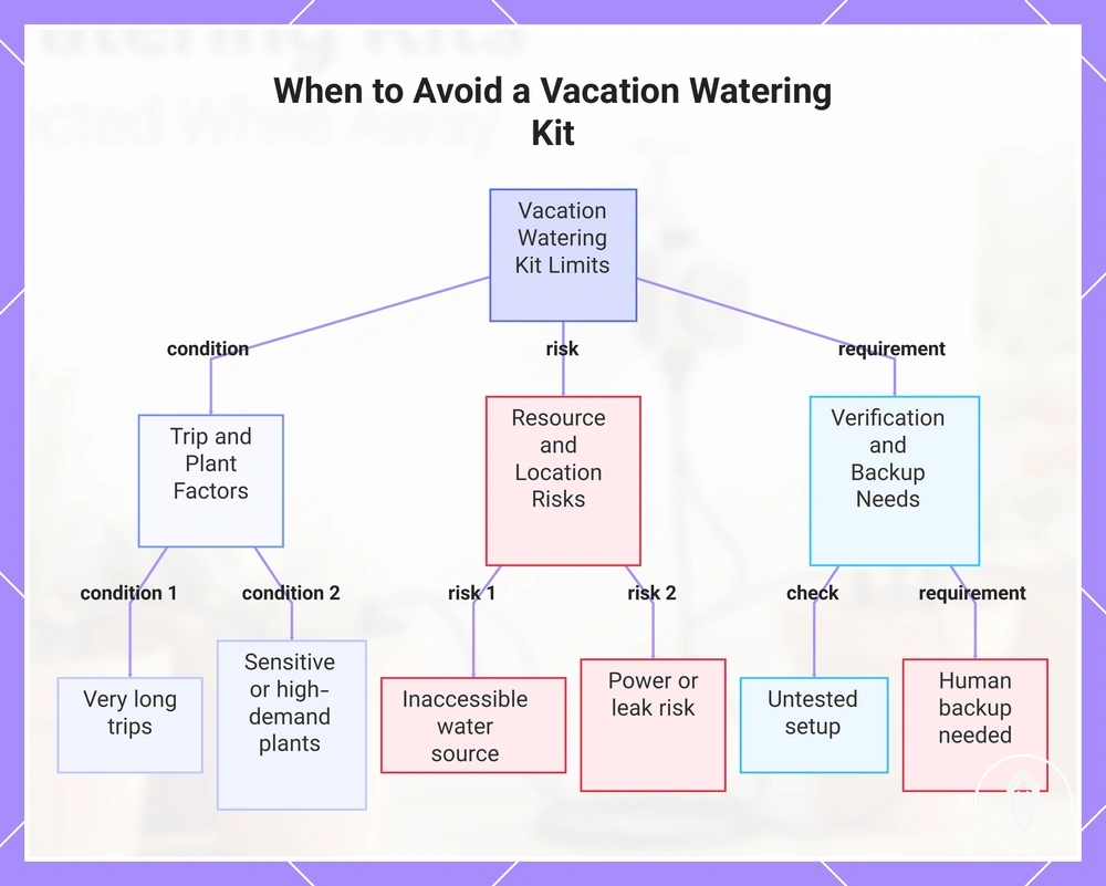 When to Avoid a Vacation Watering Kit