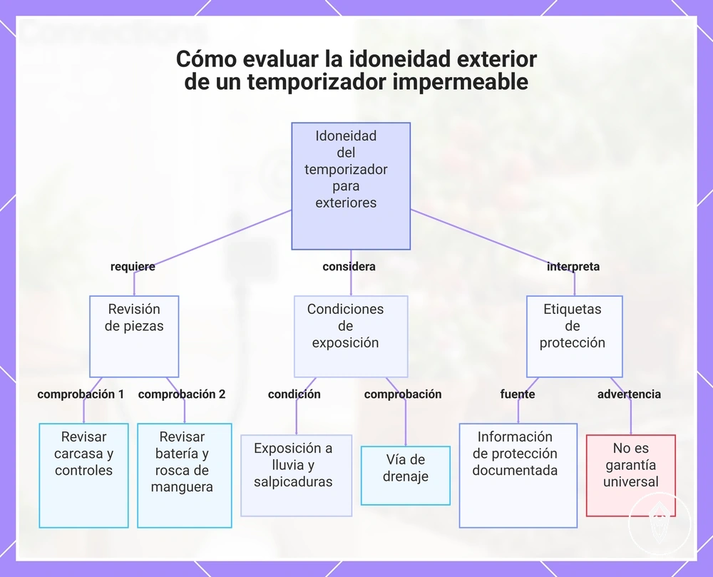 Cómo evaluar la idoneidad exterior de un temporizador impermeable
