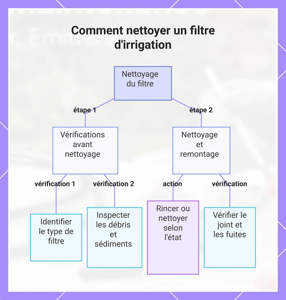 Comment nettoyer un filtre d'irrigation
