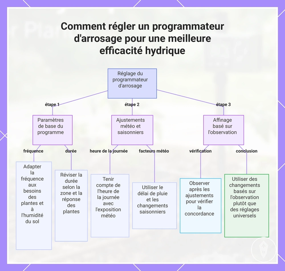 Comment régler un programmateur d'arrosage pour une meilleure efficacité hydrique