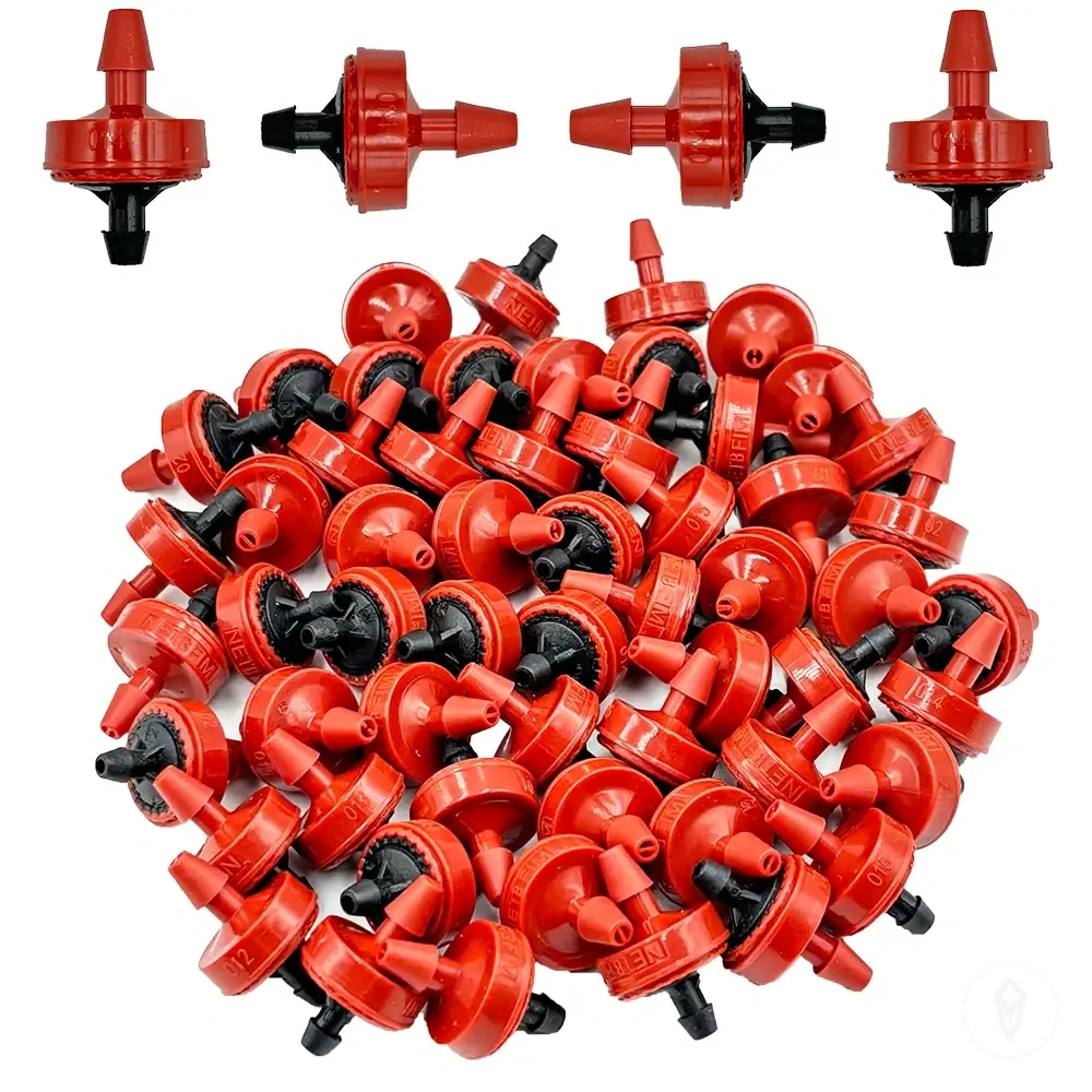 4/7 mm sulama hortumu için hortum deliciyle birlikte basınç dengeleyici damlatıcılar