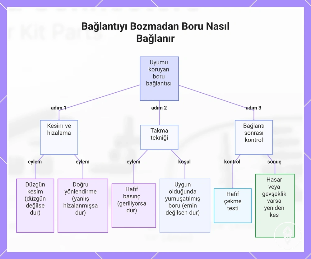 Bağlantıyı Bozmadan Boru Nasıl Bağlanır