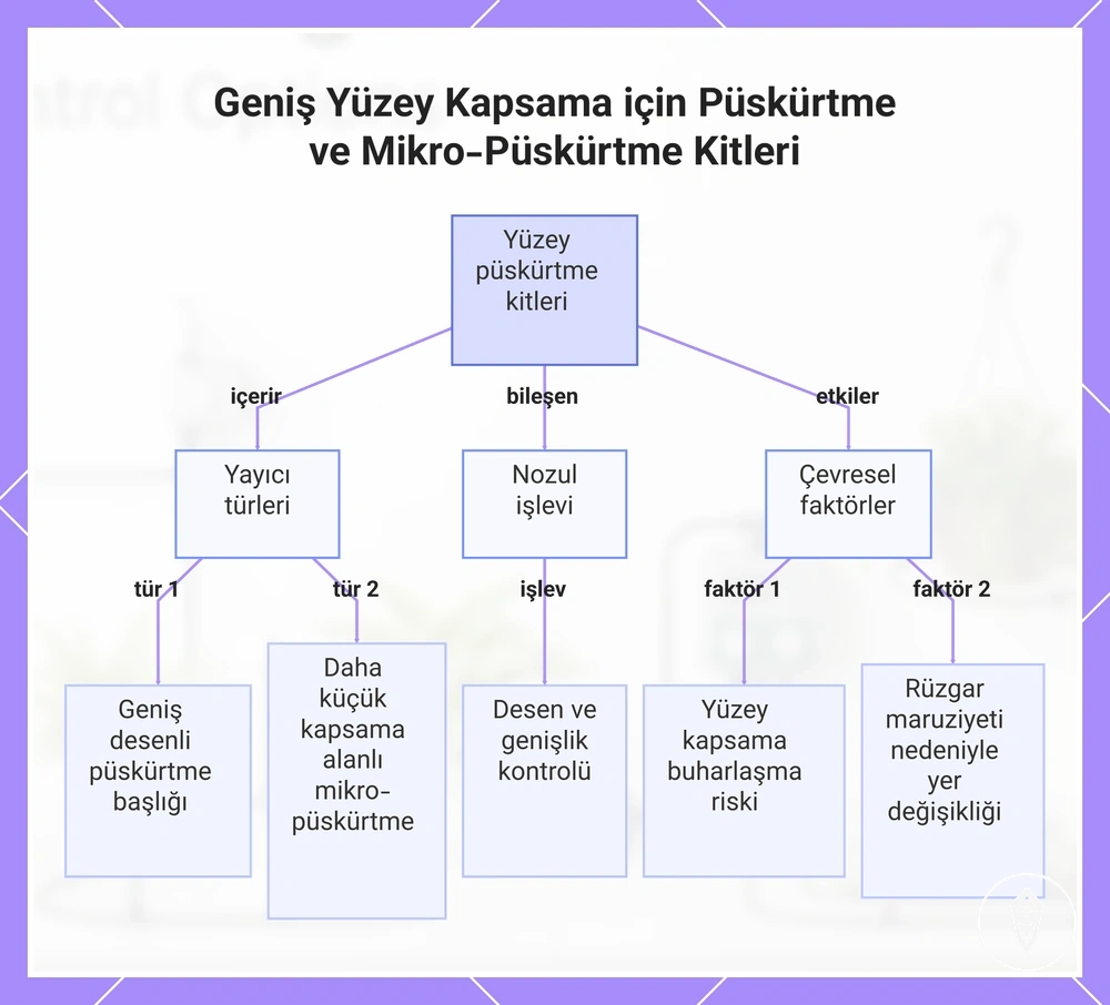 Geniş Yüzey Kapsama için Püskürtme ve Mikro-Püskürtme Kitleri