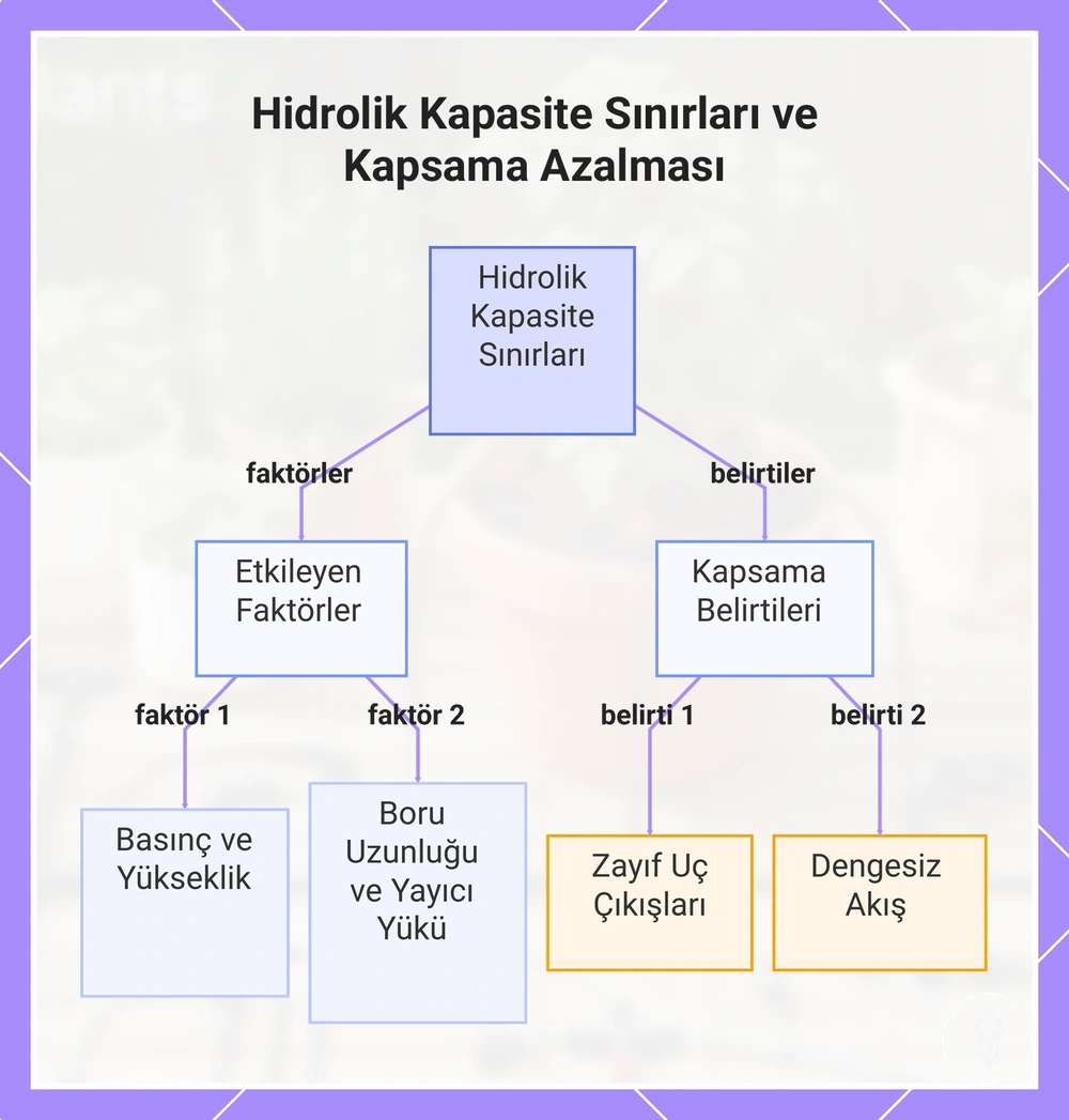 Hidrolik Kapasite Sınırları ve Kapsama Azalması