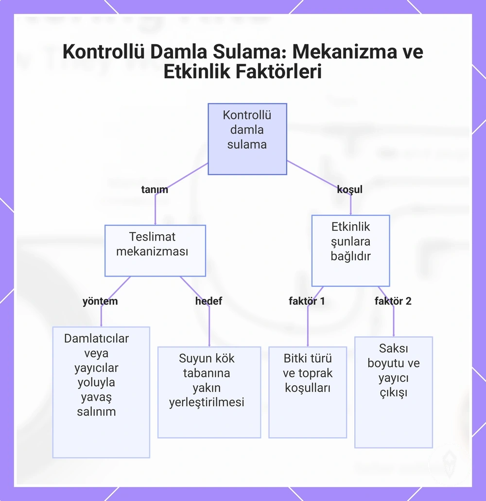 Kontrollü Damla Sulama: Mekanizma ve Etkinlik Faktörleri