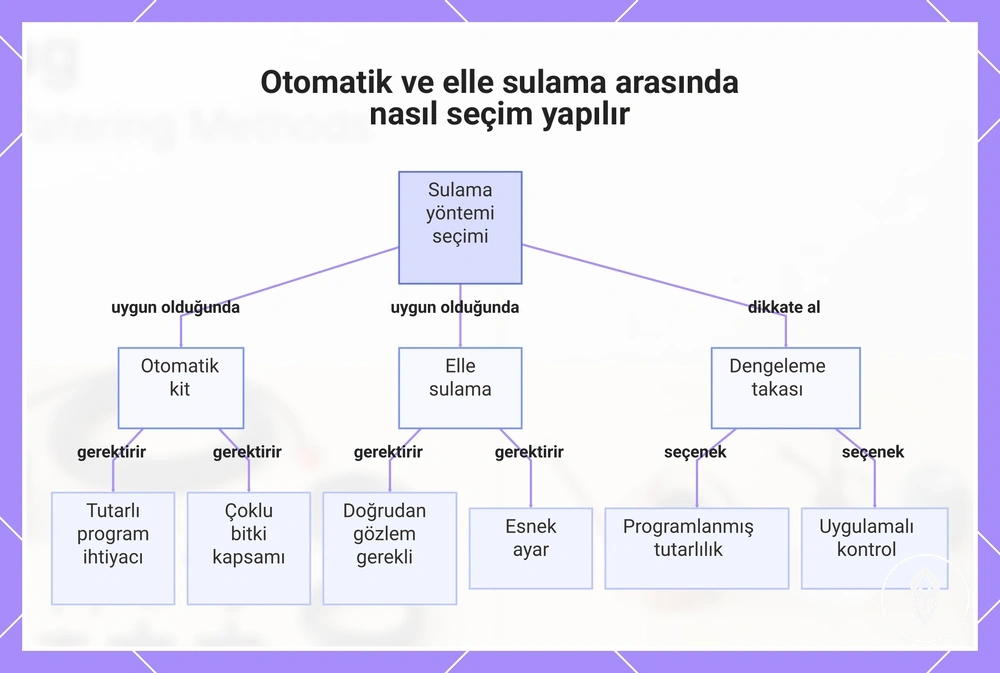 Otomatik ve elle sulama arasında nasıl seçim yapılır