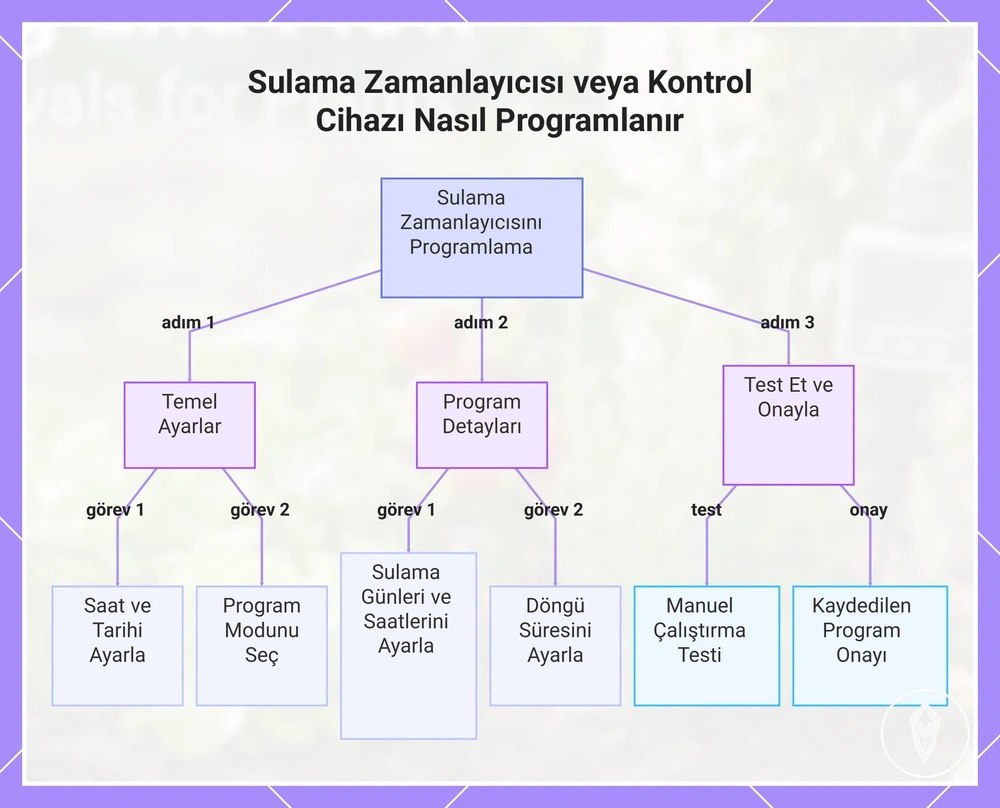 Sulama Zamanlayıcısı veya Kontrol Cihazı Nasıl Programlanır
