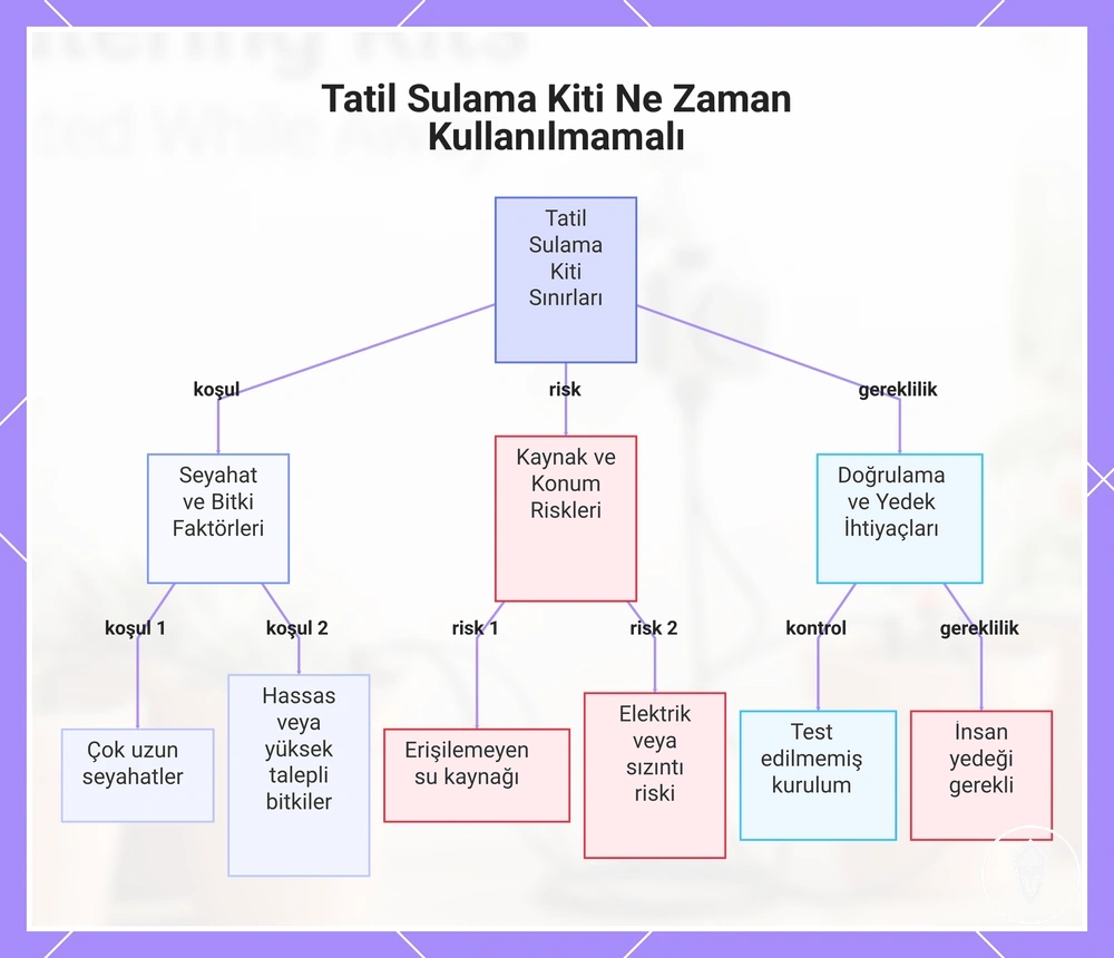 Tatil Sulama Kiti Ne Zaman Kullanılmamalı