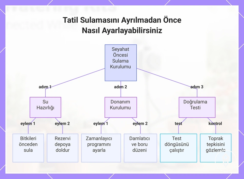 Tatil Sulamasını Ayrılmadan Önce Nasıl Ayarlayabilirsiniz