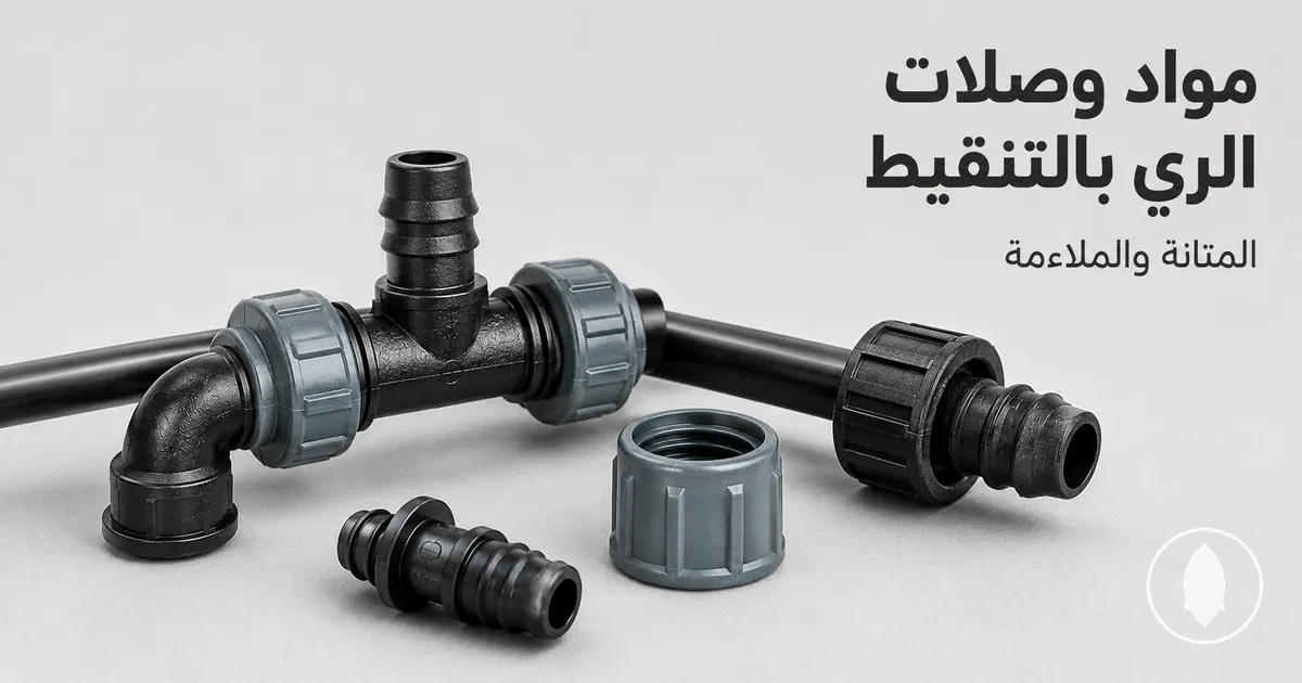 وصلات ري بالتنقيط بلاستيكية مع نقاط توصيل الأنابيب
