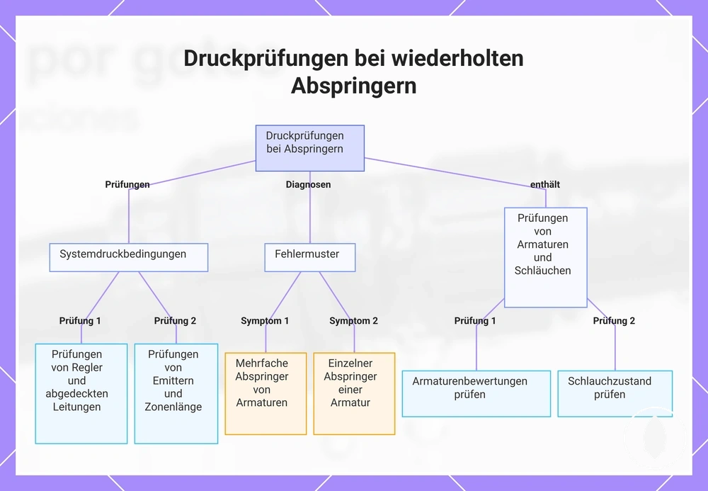 Druckprüfungen bei wiederholten Abspringern