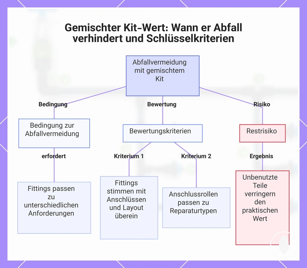 Gemischter Kit-Wert: Wann er Abfall verhindert und Schlüsselkriterien