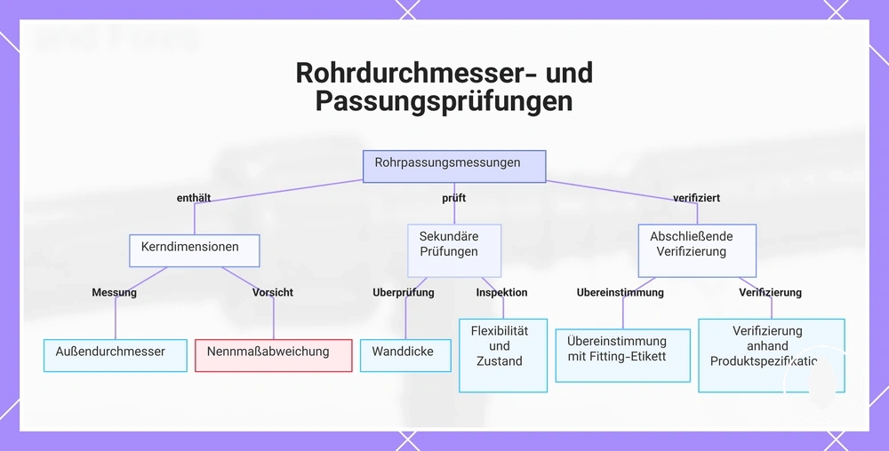 Rohrdurchmesser- und Passungsprüfungen