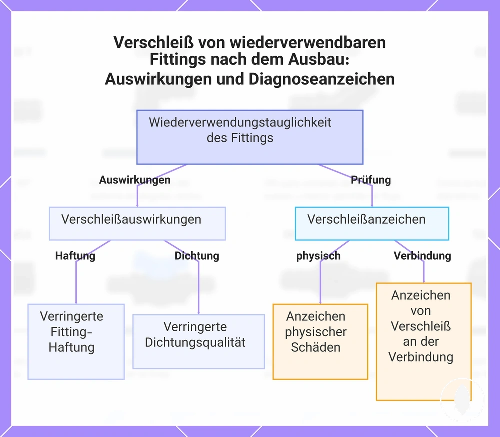 Verschleiß von wiederverwendbaren Fittings nach dem Ausbau: Auswirkungen und Diagnoseanzeichen