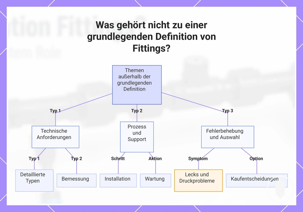 Was gehört nicht zu einer grundlegenden Definition von Fittings?