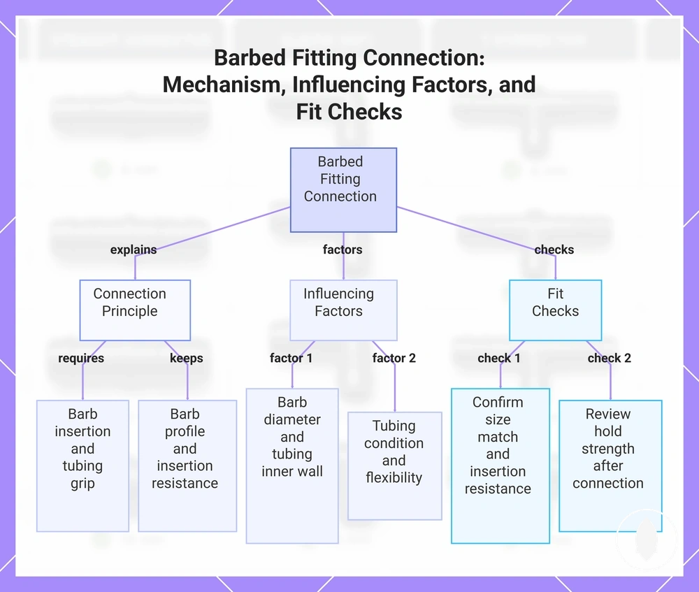 Barbed Fitting Connection: Mechanism, Influencing Factors, and Fit Checks