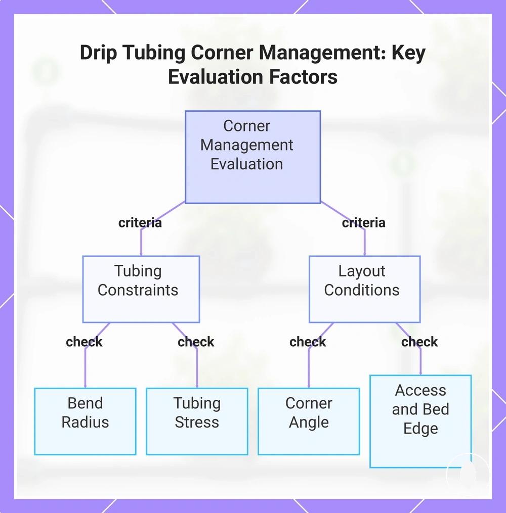 Drip Tubing Corner Management: Key Evaluation Factors