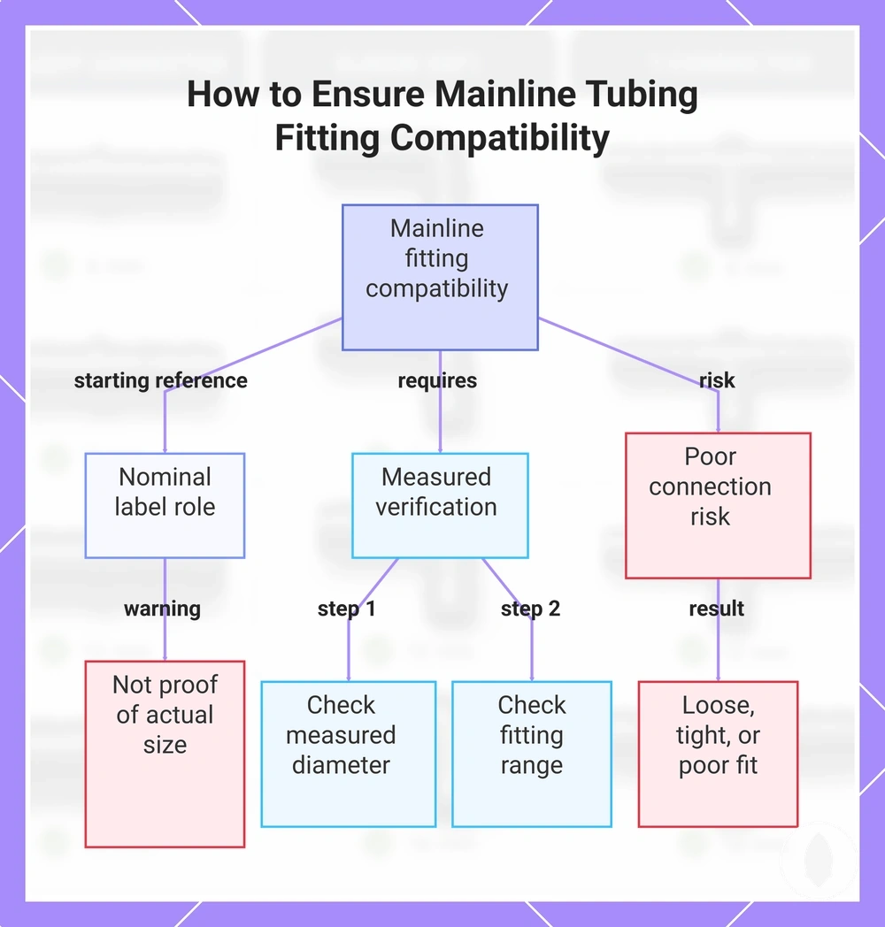 How to Ensure Mainline Tubing Fitting Compatibility
