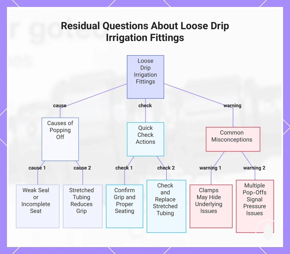 Residual Questions About Loose Drip Irrigation Fittings