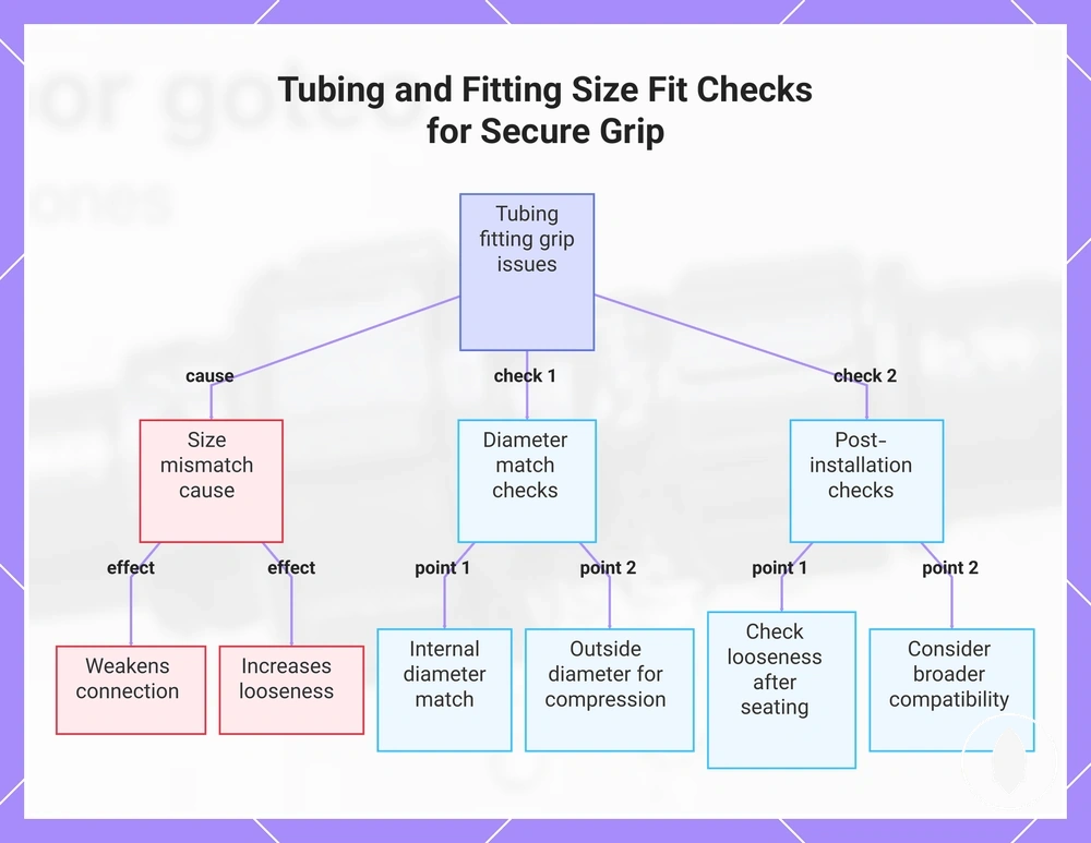 Tubing and Fitting Size Fit Checks for Secure Grip