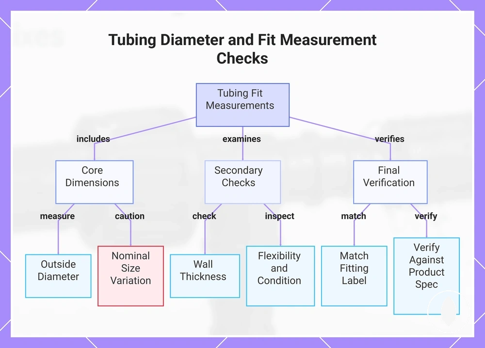 Tubing Diameter and Fit Measurement Checks