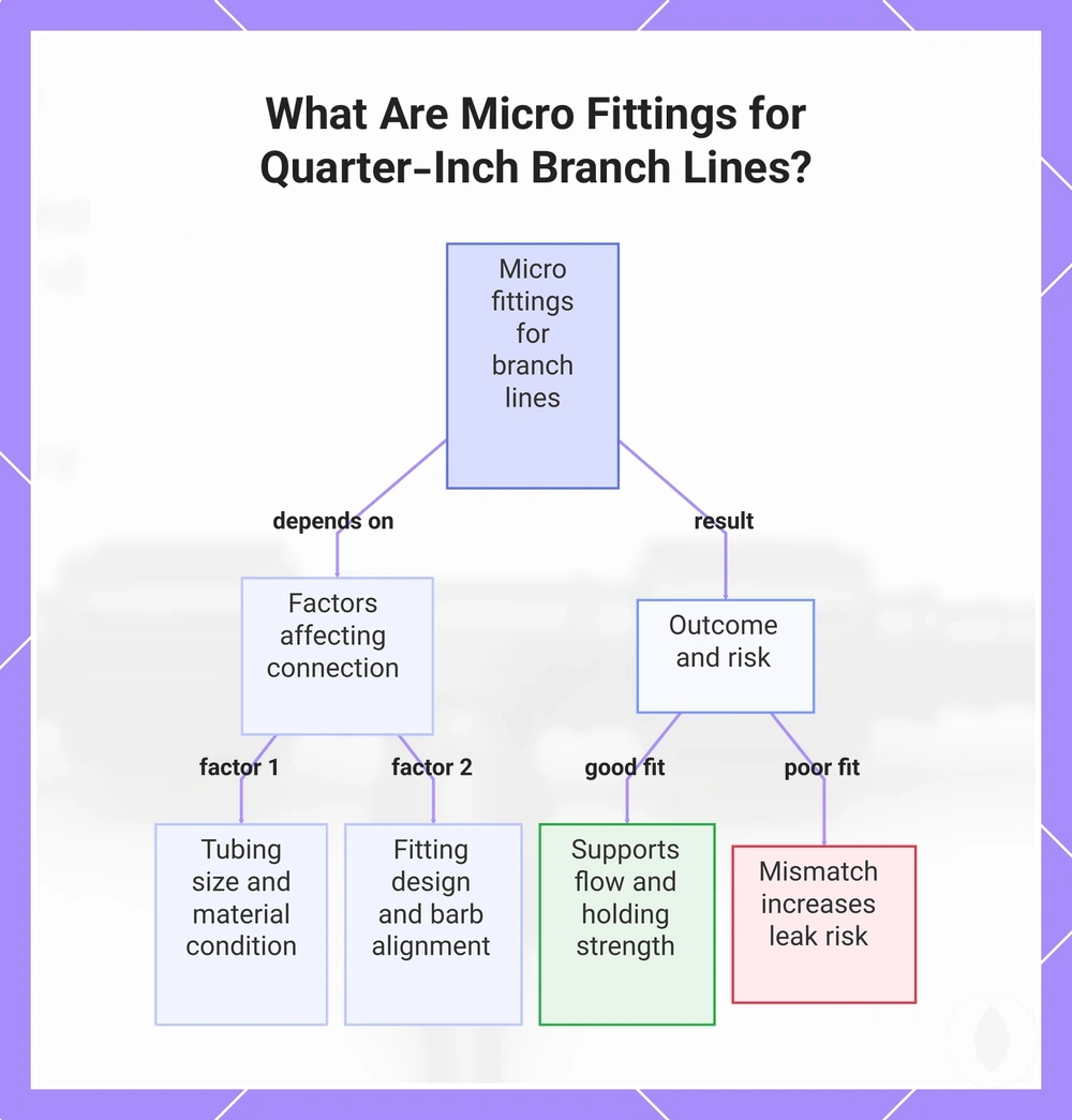 What Are Micro Fittings for Quarter-Inch Branch Lines?