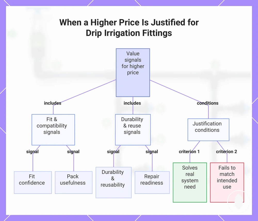 When a Higher Price Is Justified for Drip Irrigation Fittings
