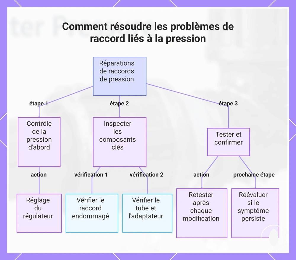 Comment résoudre les problèmes de raccord liés à la pression