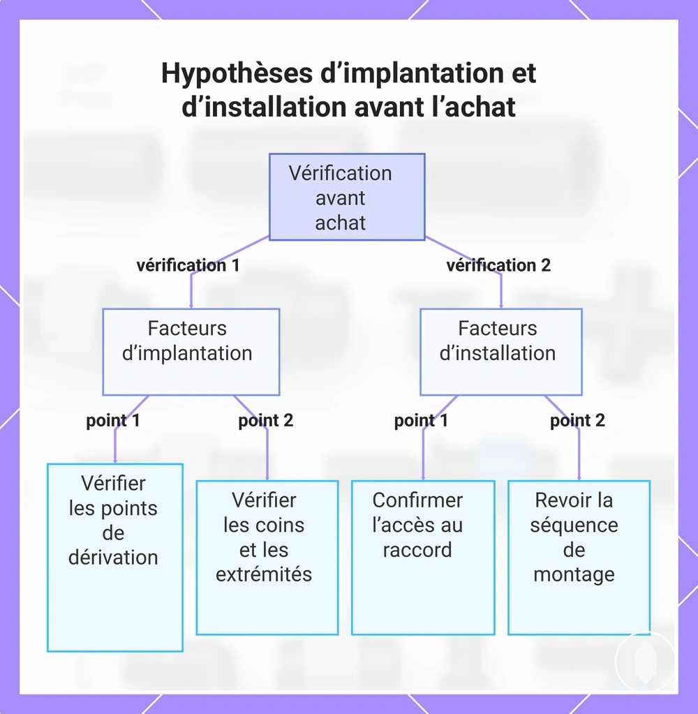 Hypothèses d’implantation et d’installation avant l’achat