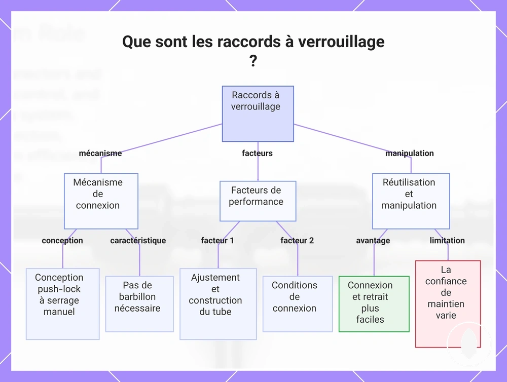 Que sont les raccords à verrouillage ?