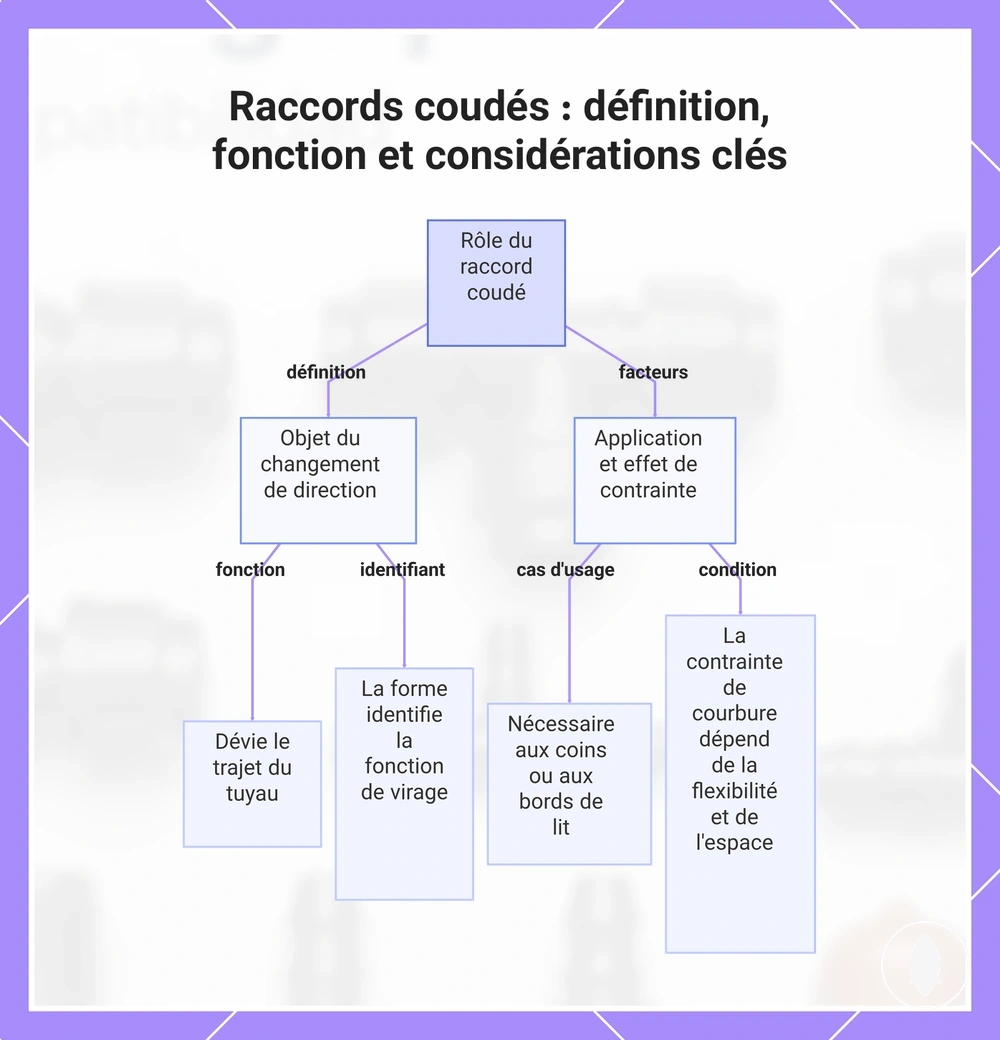 Raccords coudés : définition, fonction et considérations clés