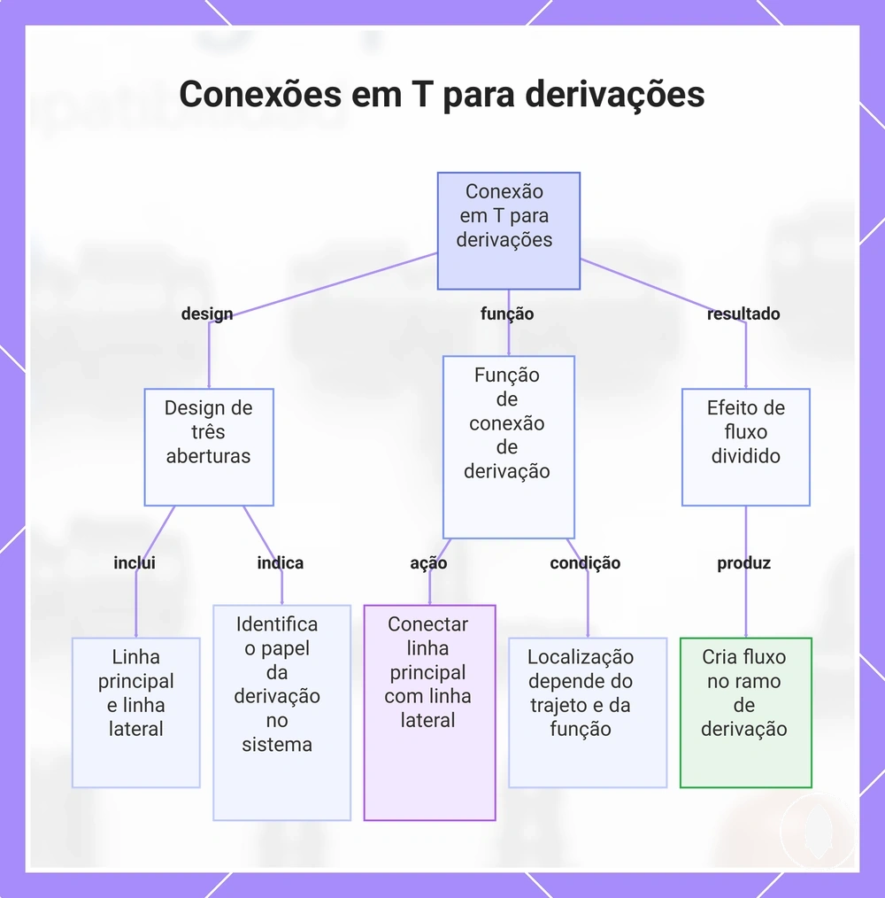 Conexões em T para derivações