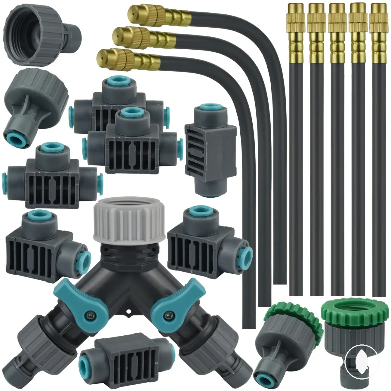 6mm damla sulama boruları için 1/4 inç geçmeli bağlantı