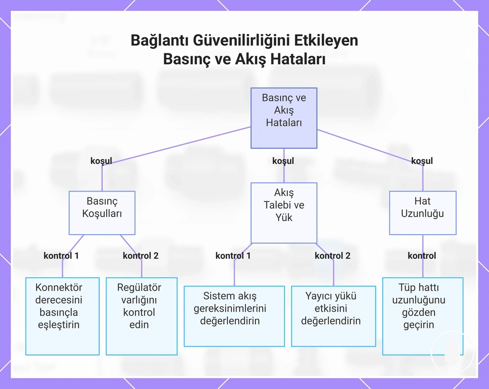 Bağlantı Güvenilirliğini Etkileyen Basınç ve Akış Hataları