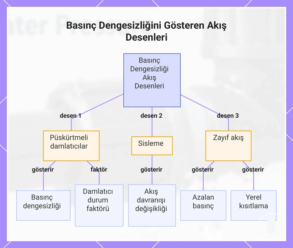 Basınç Dengesizliğini Gösteren Akış Desenleri