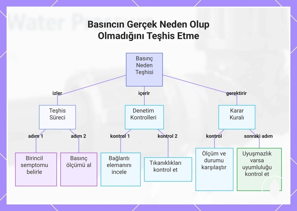 Basıncın Gerçek Neden Olup Olmadığını Teşhis Etme