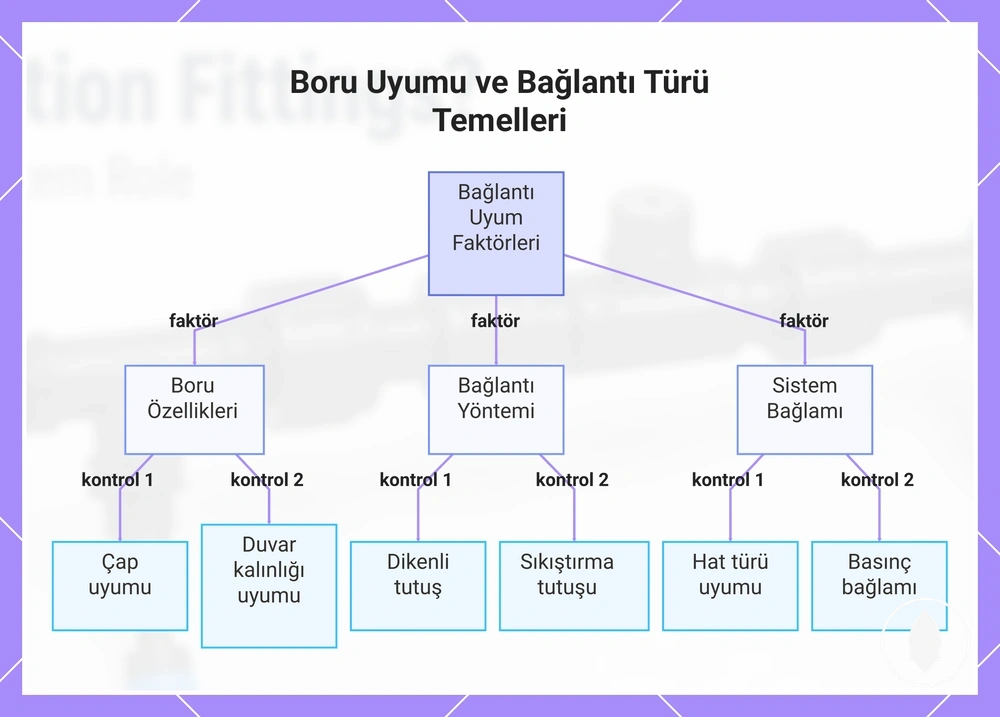 Boru Uyumu ve Bağlantı Türü Temelleri