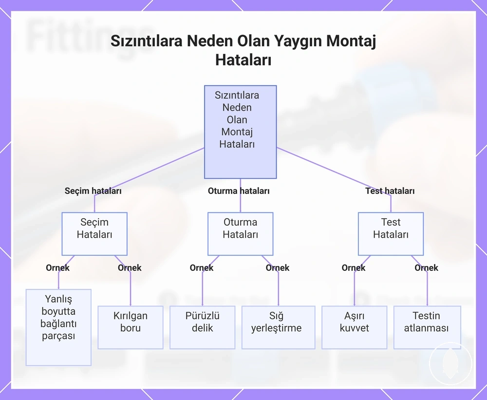 Sızıntılara Neden Olan Yaygın Montaj Hataları