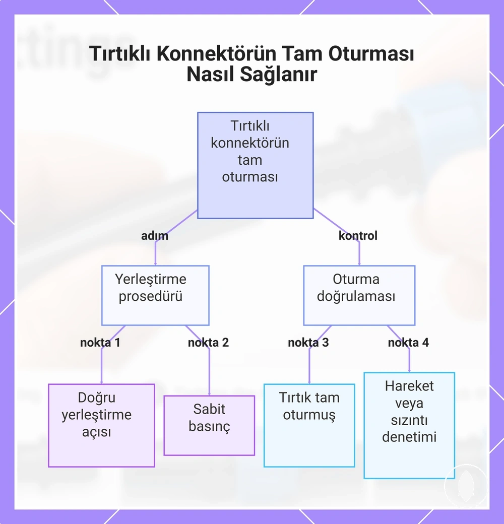 Tırtıklı Konnektörün Tam Oturması Nasıl Sağlanır